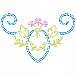 Flowers And Tree Embroidery Design 7 Flowers And Tree Embroidery Design 7